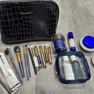 SeneGence Makeup and Skincare Set with Black Cosmetic Bag